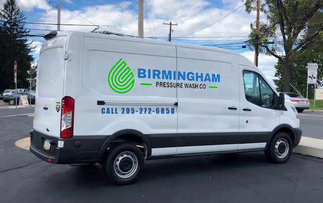 birmingham pressure washing van